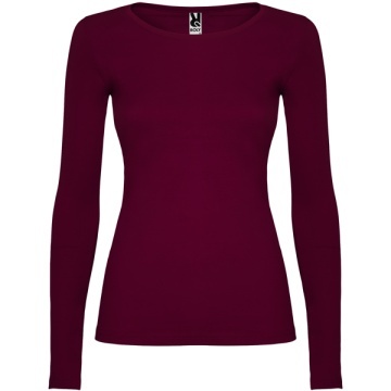 Tricou semi cambrat dama, cu mânecă lungă și guler cu garnitură fină - Img 10