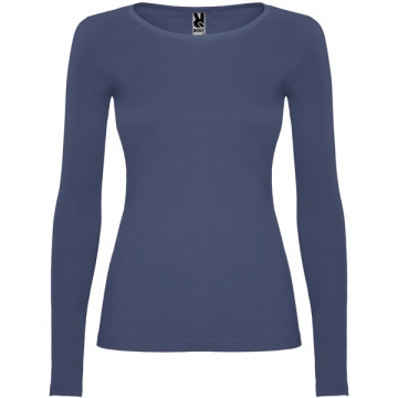 Tricou semi cambrat dama, cu mânecă lungă și guler cu garnitură fină - Img 15