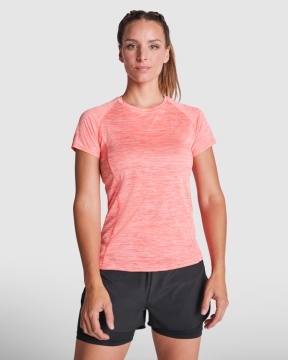 Tricou tehnic dama, din poliester, cu mânecă scurtă raglan - Img 1