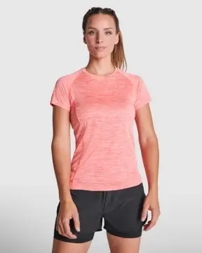 Tricou tehnic dama, din poliester, cu mânecă scurtă raglan
