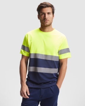 Tricou tehnic de înaltă vizibilitate cu mâneci scurte - Img 1