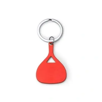 Breloc din aluminiu în formă de lamă de padel, compact și ușor - Img 4