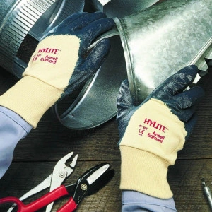 Mănuşi cusute- tricot din bumbac HYLITE 47-400