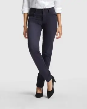 Pantalon lung de damă din material confortabil și rezistent
