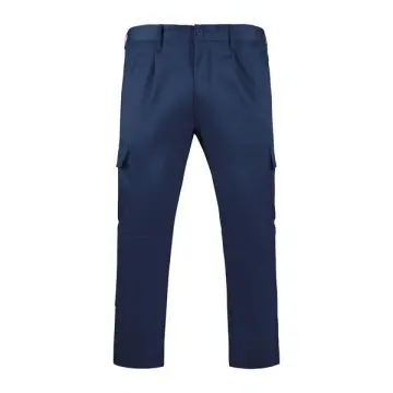 Pantaloni de lucru cu croială dreaptă și țesătură rezistentă - Img 5