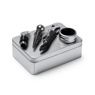 Set pentru vinuri cu accesorii din oțel inoxidabil - Img 1