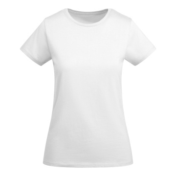 Tricou cambrat cu mânecă scurtă pentru femei din bumbac ecologic certificat OCS - Img 2