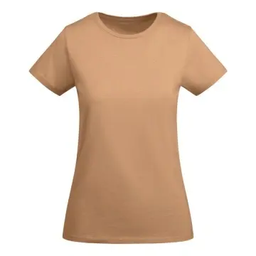 Tricou cambrat cu mânecă scurtă pentru femei din bumbac ecologic certificat OCS - Img 12