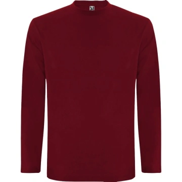 Tricou cu mânecă lungă, material tubular și gât rotund cu 4 straturi - Img 16