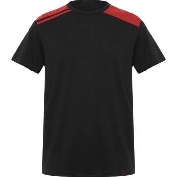 Tricou cu mânecă scurtă în combinație de culori - Img 2