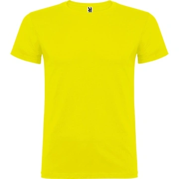Tricou cu mânecă scurtă şi guler rotund dublu cu elastan - Img 4