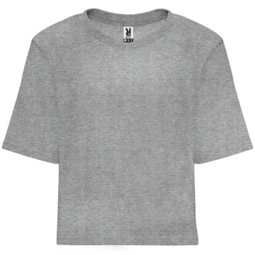 Tricou cu mânecă scurtă tip Crop top - Img 6