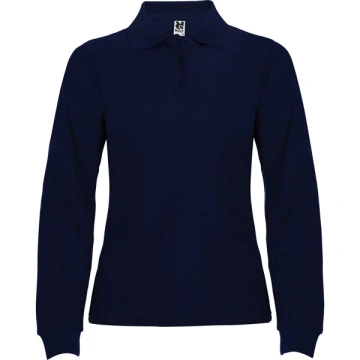Tricou polo cu mânecă lungă, guler și manșete canelate 1x1 cu elastan și fantă cu 3 nasturi - Img 8