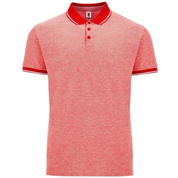 Tricou polo în culori melanj, cu mânecă scurtă - Img 4