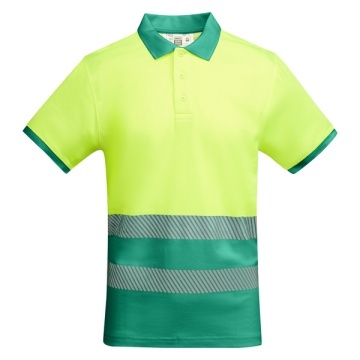 Tricou polo tehnic cu mâneci scurte și vizibilitate ridicată - Img 5
