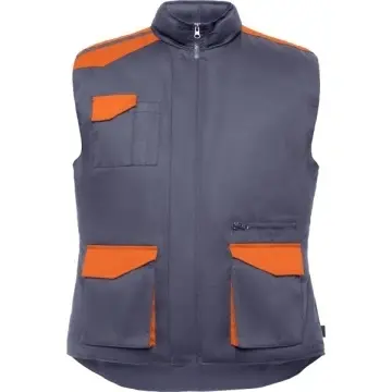Vestă de lucru cu buzunare multiple în combinație de culori - Img 4