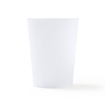 Cană reutilizabilă din polipropilenă ductilă, rezistentă, cu o capacitate de 500 ml - Img 1