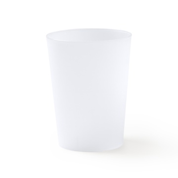 Cană reutilizabilă din polipropilenă ductilă, rezistentă, cu o capacitate de 500 ml - Img 2