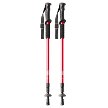 Foldable trekking pole set in aluminium with shock absorption - Img 2