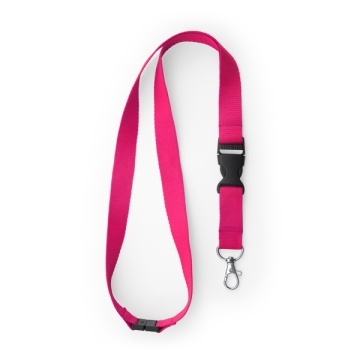 Lanyard din poliester cu carabină, cataramă și închidere de siguranță - Img 6