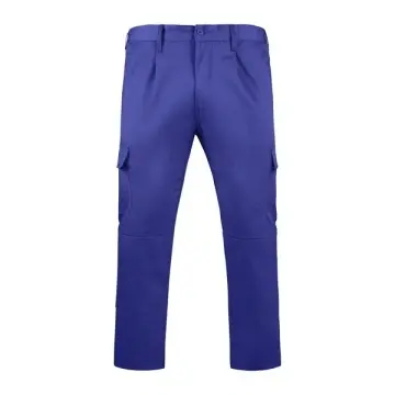 Pantaloni de lucru cu croială dreaptă și țesătură rezistentă - Img 6