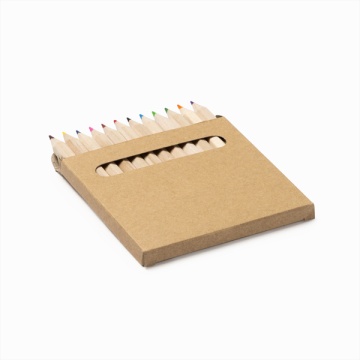 Set de 12 creioane din lemn într-o cutie de carton reciclată - Img 2