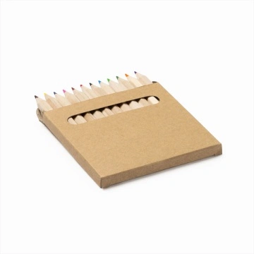 Set de 12 creioane din lemn într-o cutie de carton reciclată - Img 2