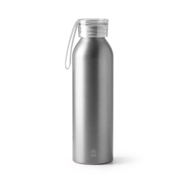 Sticlă din aluminiu reciclat cu capac și curea de transport asortate - Img 3