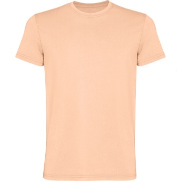 Tricou bărbătesc cu aspect acid washed, mânecă scurtă din 100% bumbac - Img 6