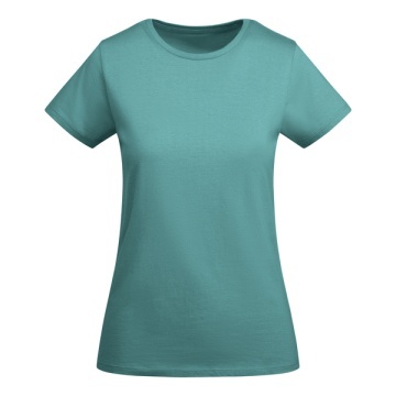 Tricou cambrat cu mânecă scurtă pentru femei din bumbac ecologic certificat OCS - Img 13