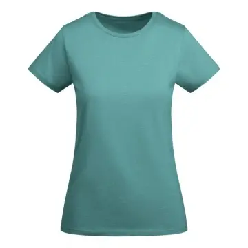 Tricou cambrat cu mânecă scurtă pentru femei din bumbac ecologic certificat OCS - Img 13
