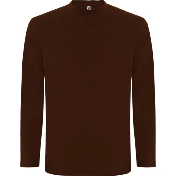 Tricou cu mânecă lungă, material tubular și gât rotund cu 4 straturi - Img 21