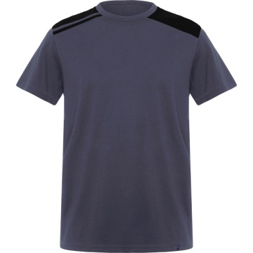 Tricou cu mânecă scurtă în combinație de culori - Img 3
