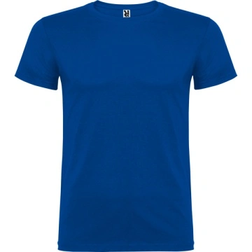 Tricou cu mânecă scurtă şi guler rotund dublu cu elastan - Img 5