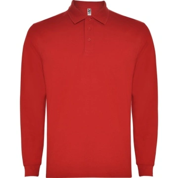 Tricou polo cu mânecă lungă, guler și manșete canalate - Img 8