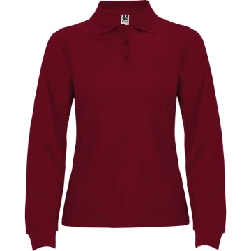 Tricou polo cu mânecă lungă, guler și manșete canelate 1x1 cu elastan și fantă cu 3 nasturi - Img 9