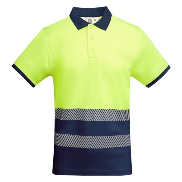 Tricou polo tehnic cu mâneci scurte și vizibilitate ridicată - Img 6