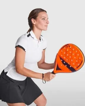 Tricou polo tehnic, din poliester antibacterian reciclat, pentru femei