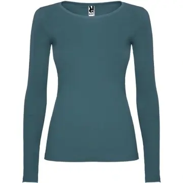Tricou semi cambrat dama, cu mânecă lungă și guler cu garnitură fină - Img 7