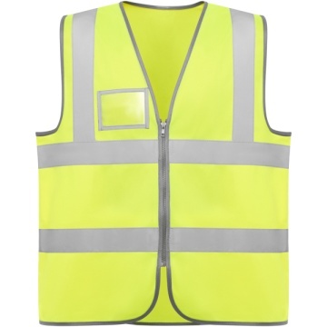 Vestă reflectorizanta vizibilitate ridicată cu fermoar - Img 2