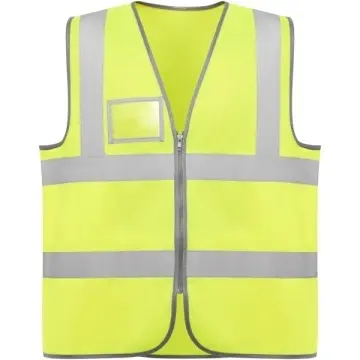 Vestă reflectorizanta vizibilitate ridicată cu fermoar - Img 2
