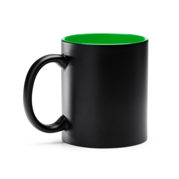 Cană ceramică, ideală pentru marcarea cu laser, cu interior colorat - Img 1