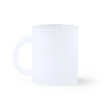 Cană de sticlă de 350 ml cu finisaj mat
