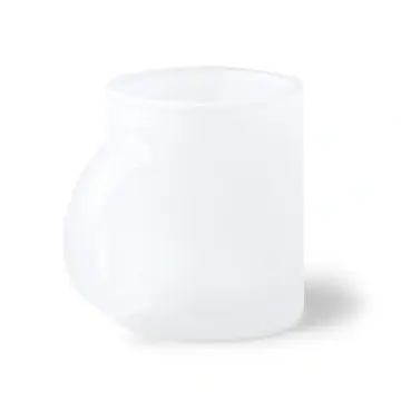 Cană de sticlă de 350 ml cu finisaj mat - Img 2