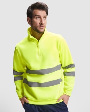 Hanorac reflectorizant cu fermoar la gât