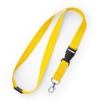 Lanyard din poliester cu carabină, cataramă și închidere de siguranță - Img 8