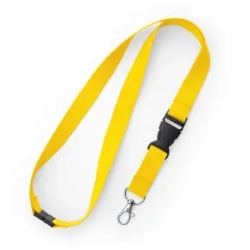 Lanyard din poliester cu carabină, cataramă și închidere de siguranță - Img 8
