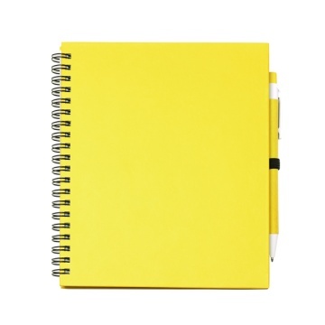 Notebook cu inel spiralat cu foi goale și suport pentru stilou - Img 2