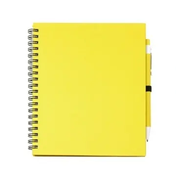 Notebook cu inel spiralat cu foi goale și suport pentru stilou - Img 2