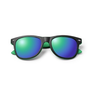 Ochelari de soare cu design clasic și ramă în două culori - Img 3